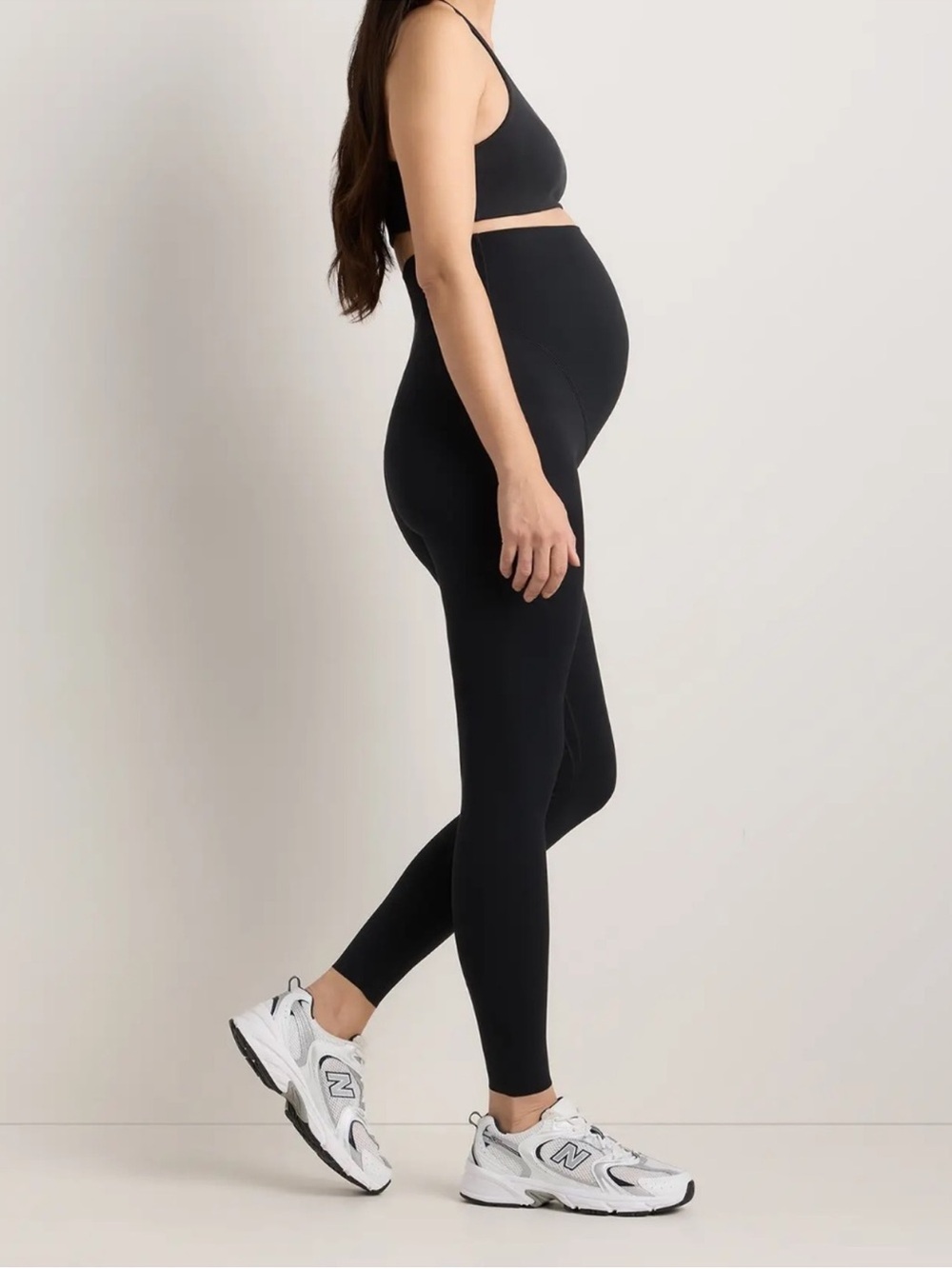 Destination Maternity Black Pocketed Leggings